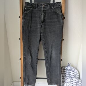 Lands' End Men's Regular Black Jeans - Size 33